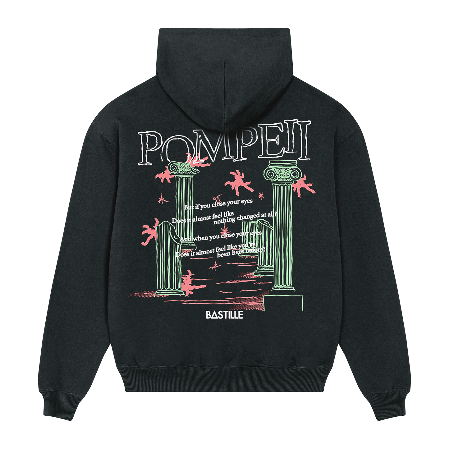 Pompeii Pillars (Black) Hoodie