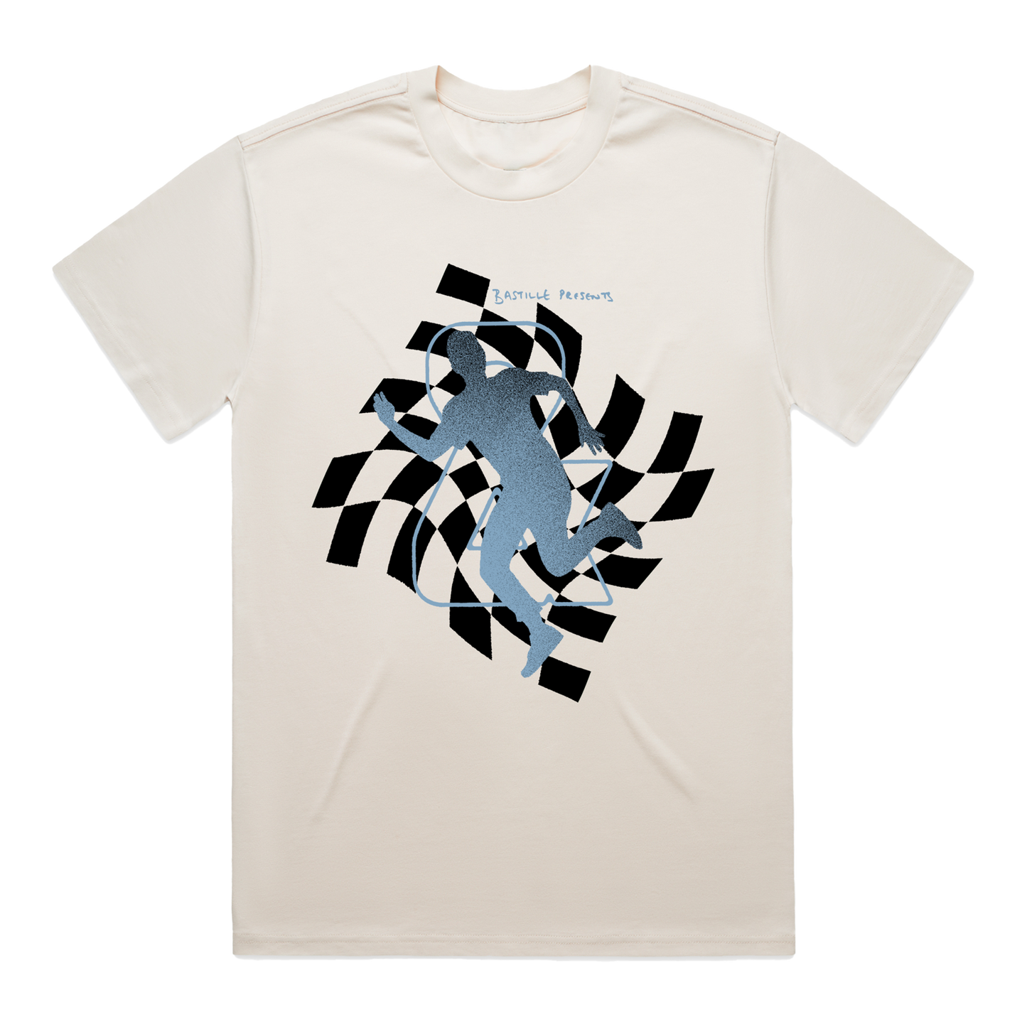 Checkered Man (Natural) T-shirt