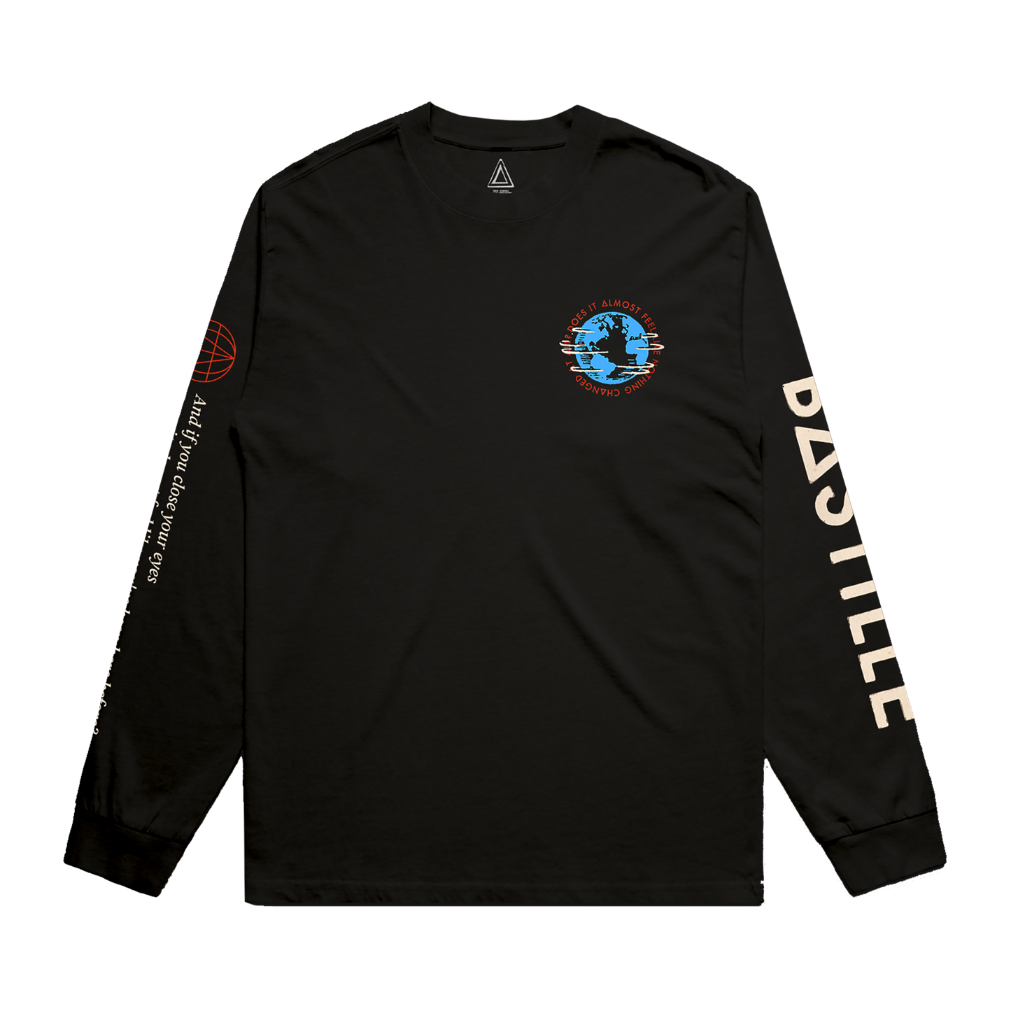 Pompeii Globe (Black) L/S T-shirt