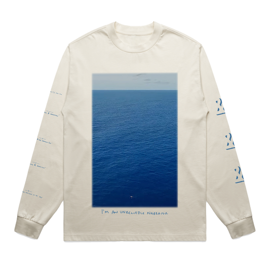 "&" Unreliable Narrator Photo (Ecru) L/S T-shirt