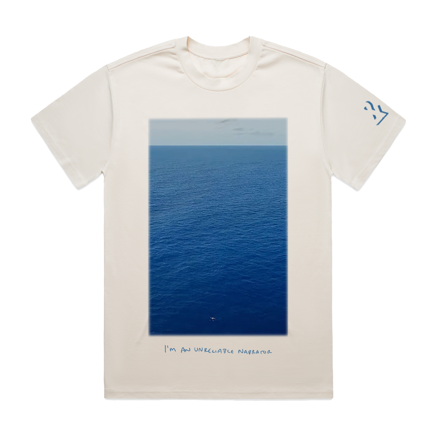 "&" Unreliable Narrator Photo (Ecru) T-shirt