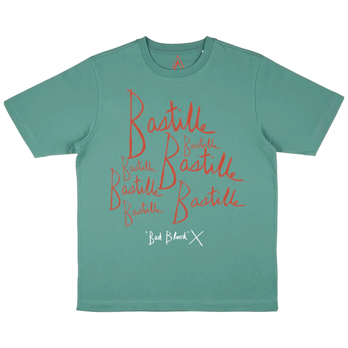 Bad Blood Handwriting (Vintage Green) T-shirt