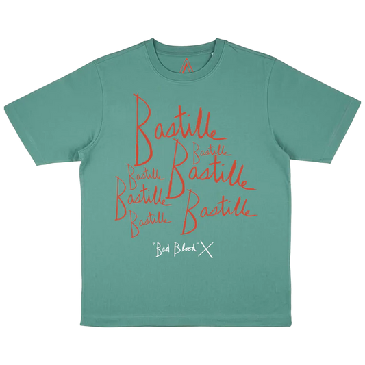 Bad Blood Handwriting (Vintage Green) T-shirt